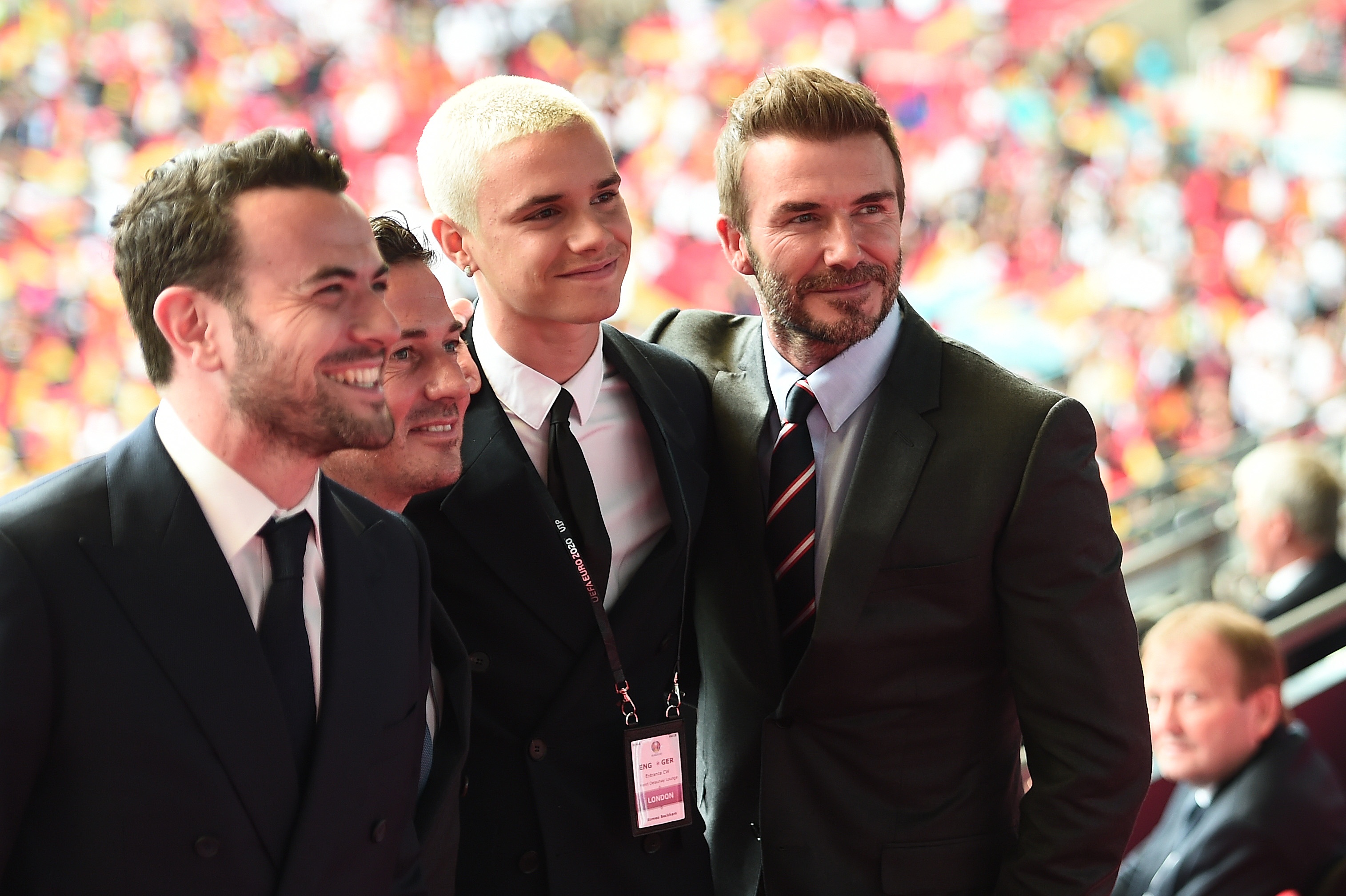 Cha con Beckham noi bat o dan khach VIP anh 2