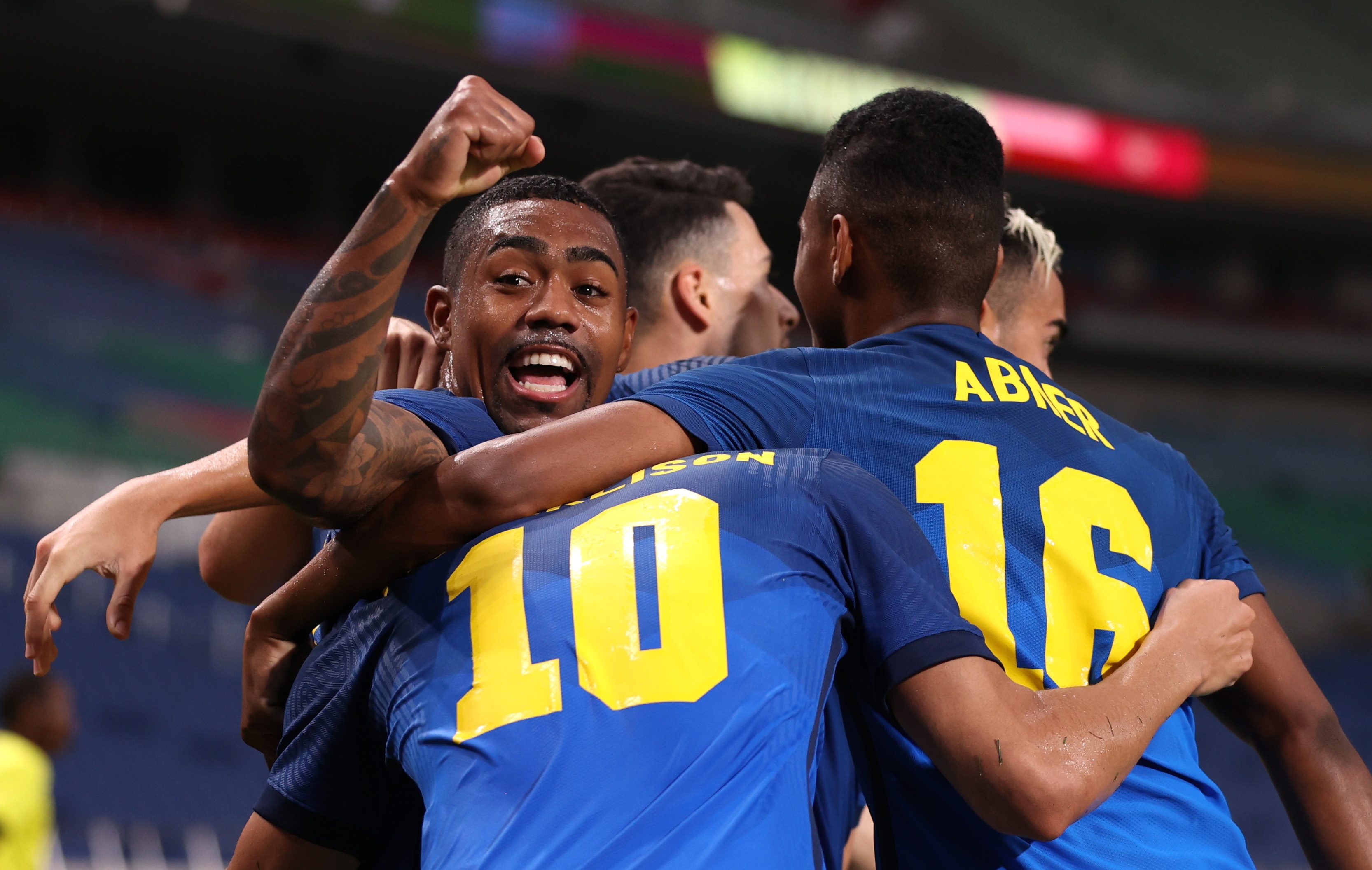 Olympic Brazil vao tu ket sau tran thang 3-1 hinh anh