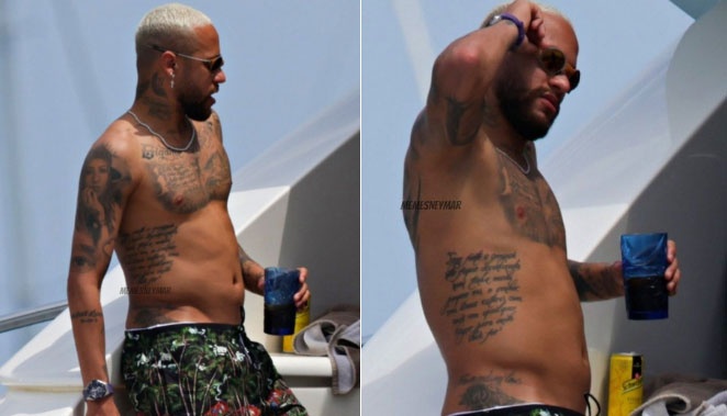 Neymar tang can trong ky nghi he hinh anh