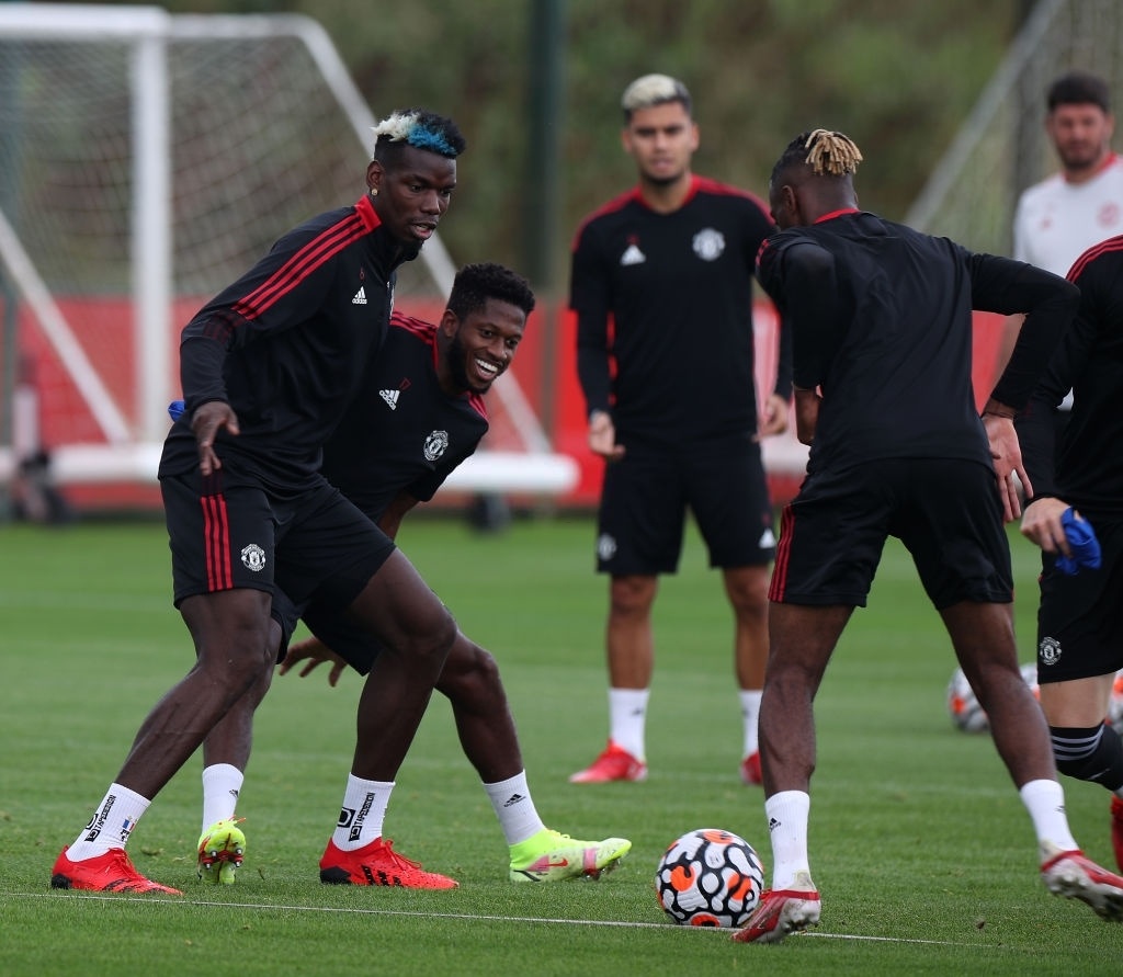 Sancho tap buoi dau tien cung Man Utd anh 8