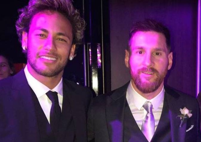 Neymar chao don Messi den PSG hinh anh