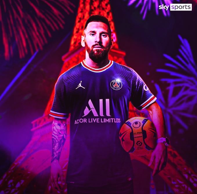 PSG cong bo Messi anh 1