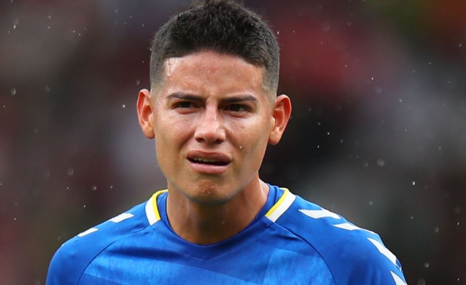 James Rodriguez lai choc gian CDV Everton hinh anh