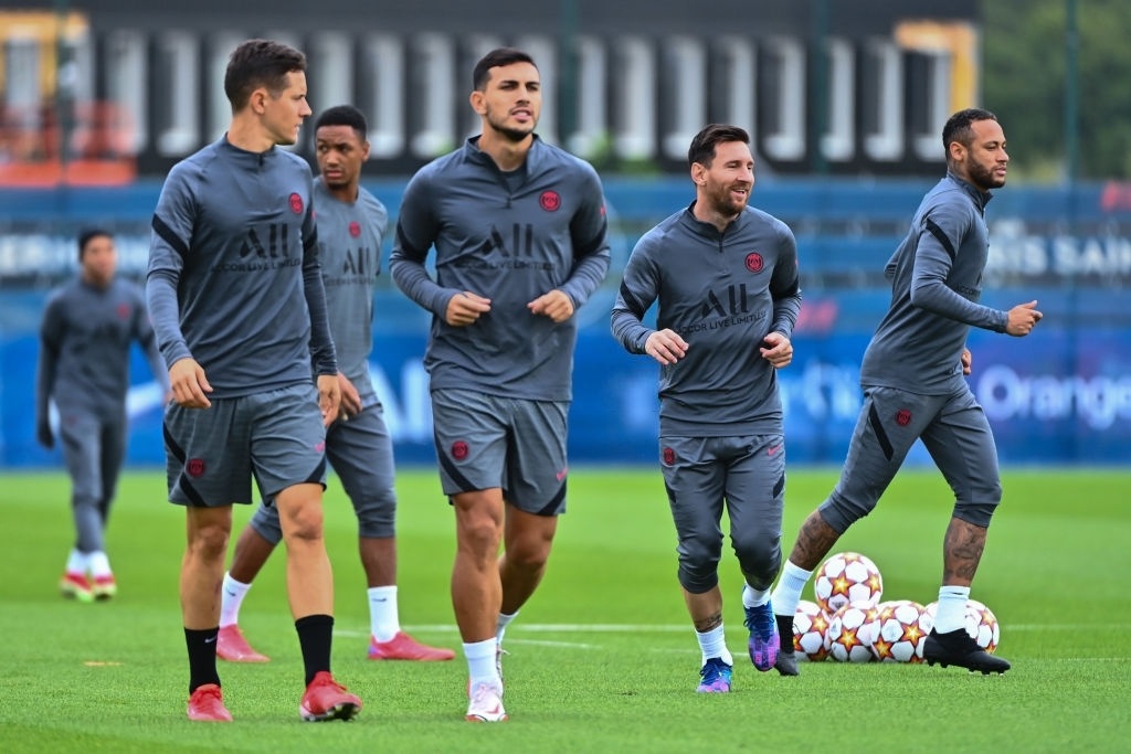 Messi tro lai tap luyen anh 2