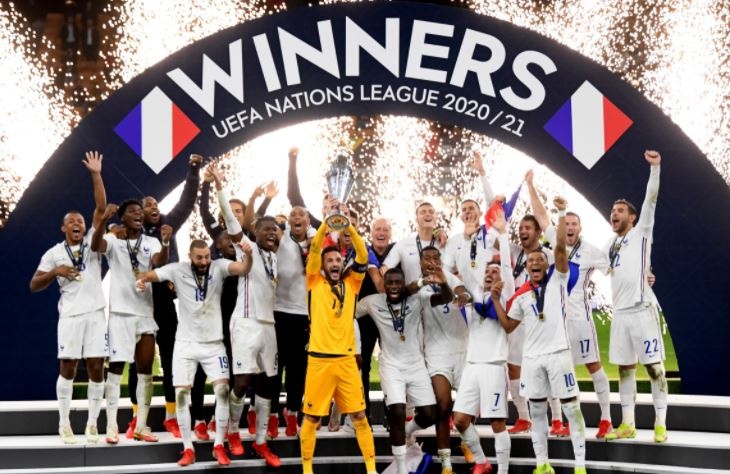 Phap vo dich Nations League sau man nguoc dong truoc Tay Ban Nha hinh anh