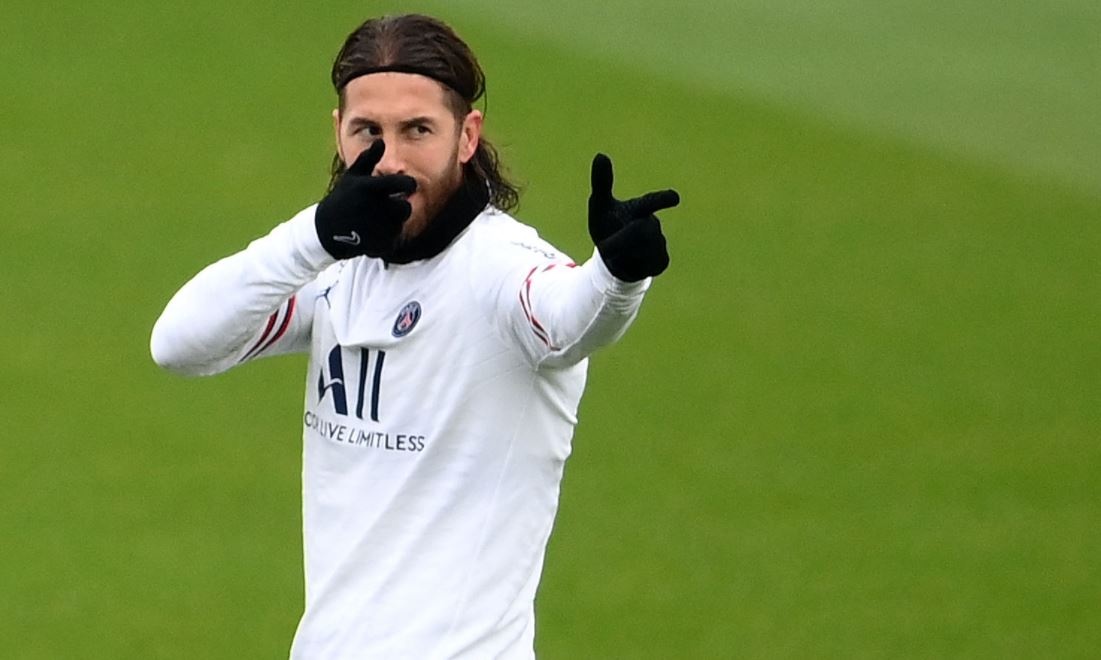 Ramos tap cung Messi anh 5