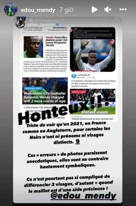 Edouard Mendy bi nham voi Benjamin anh 1