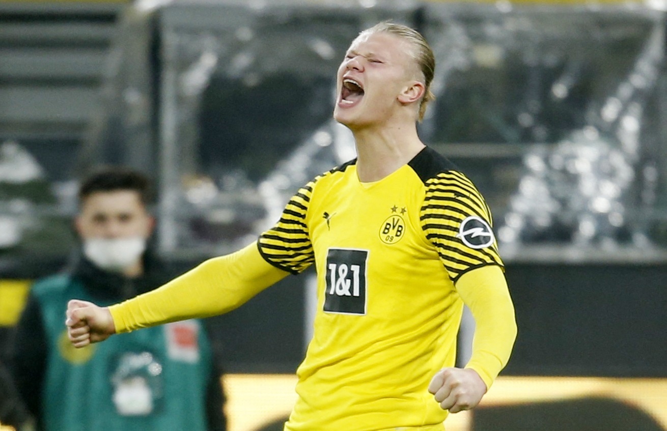 Haaland lap cu dup trong tran thang 5-1 cua Dortmund hinh anh