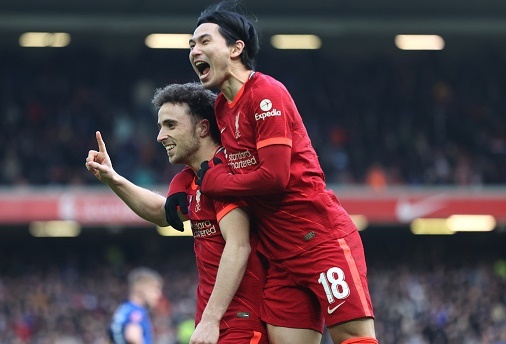 Minamino ghi ban giup Liverpool vao vong 5 FA Cup hinh anh