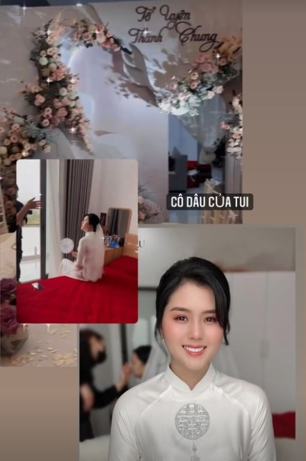 Trung ve Thanh Chung va To Uyen to chuc an hoi anh 1