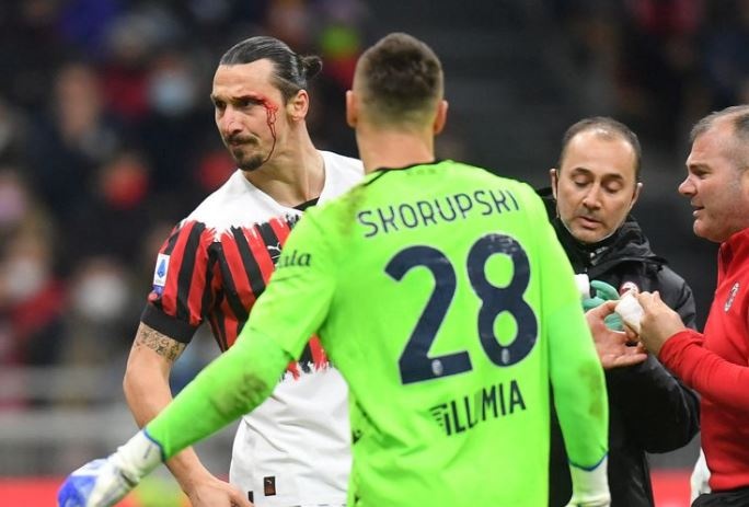 Ibrahimovic do mau trong tran hoa cua Milan hinh anh