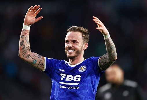 Leicester lan dau vao ban ket cup chau Au hinh anh