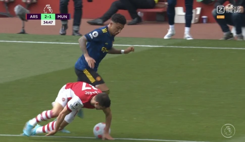 Man United bi tu choi qua phat den truoc Arsenal anh 1