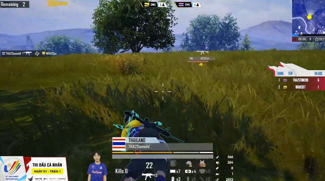 Viet Nam,  Thai Lan canh tranh huy chuong PUBG Mobile anh 1
