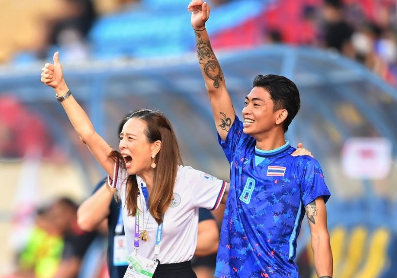 U23 Thai Lan vao chung ket SEA Games sau tran dau 'mua' the do hinh anh