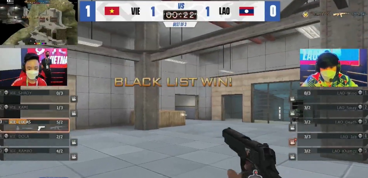 Doi Dot Kich Viet Nam de bep Lao o SEA Games anh 1