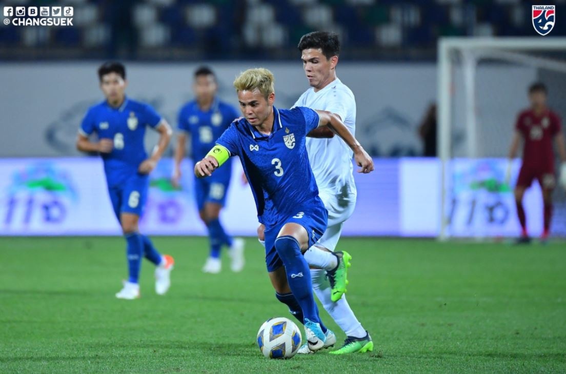 Thai Lan thua trang Uzbekistan anh 1