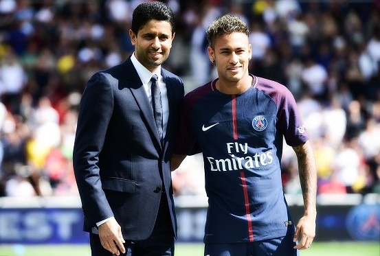 Chu tich PSG dan mat Neymar hinh anh