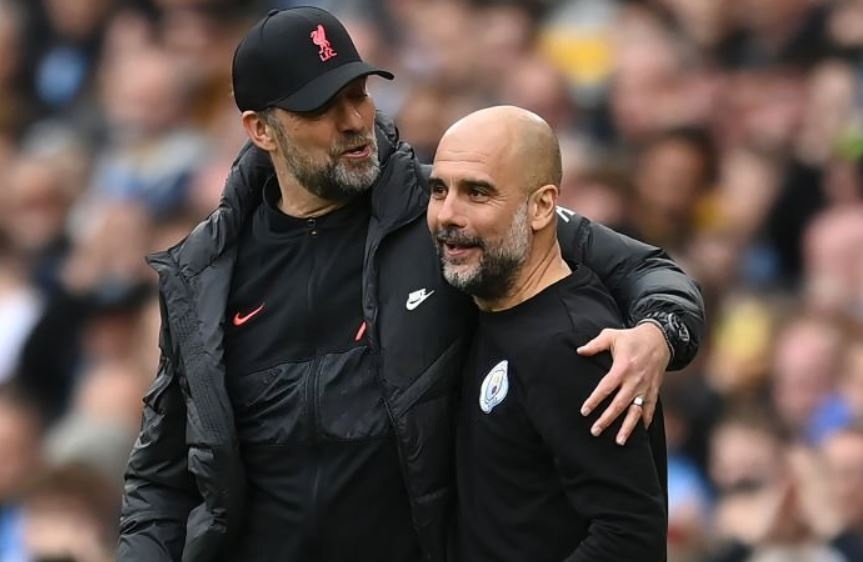 UEFA dan mat Pep Guardiola va Jurgen Klopp hinh anh