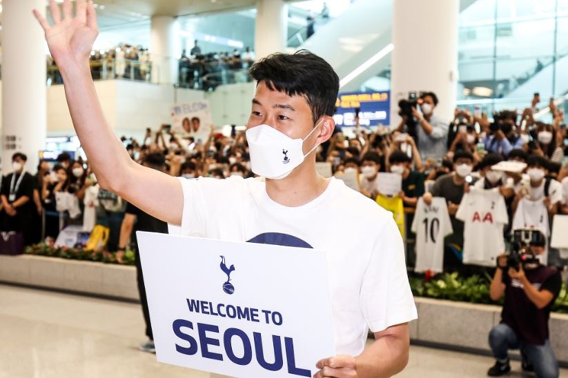 Son Heung-min don dan sao Tottenham den Han Quoc hinh anh