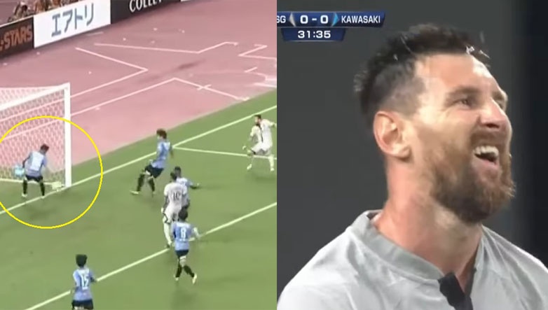 Phan ung cua Messi khi bi Chanathip tu choi ban thang anh 1