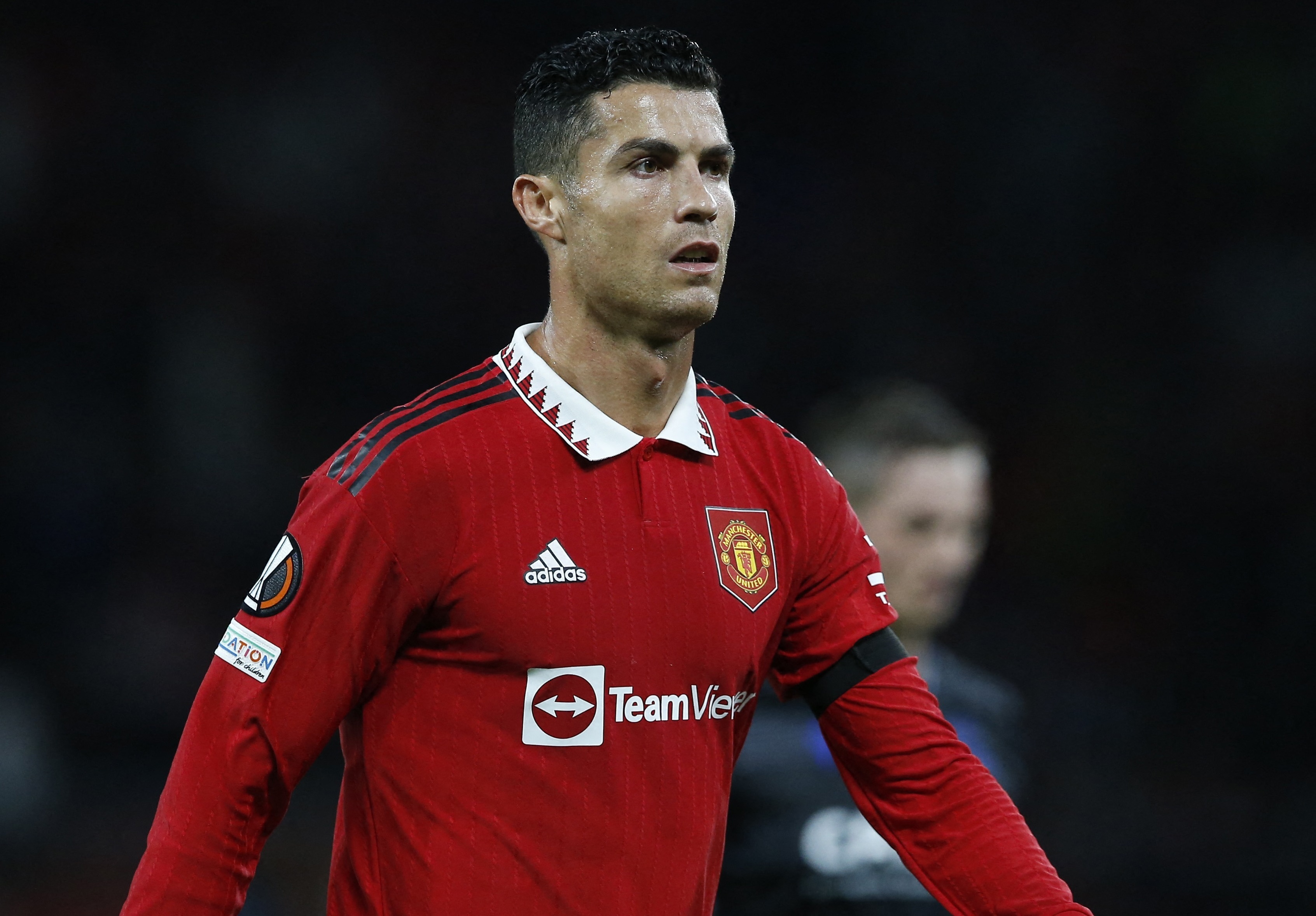 Ronaldo da chinh trong tran thua cua MU hinh anh