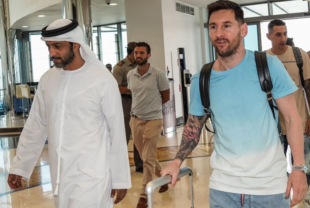 Messi co mat tai UAE anh 1