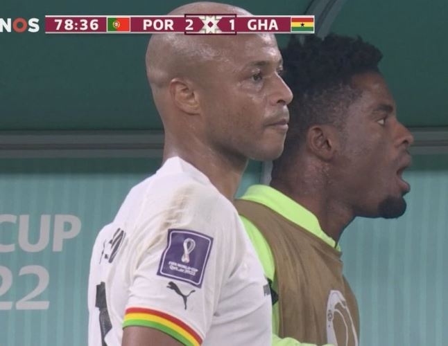 Cau thu Ghana dang an mung thi Bo Dao Nha ghi ban hinh anh