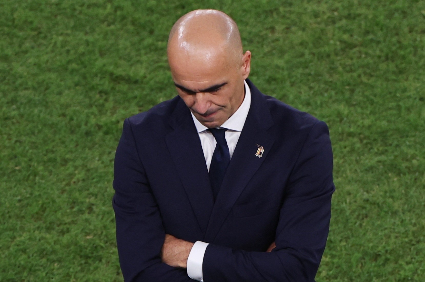 Phan ung cua HLV tuyen Bi sau tran thua truoc Morocco hinh anh