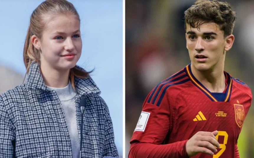 Cong chua Tay Ban Nha co cam tinh voi Gavi hinh anh