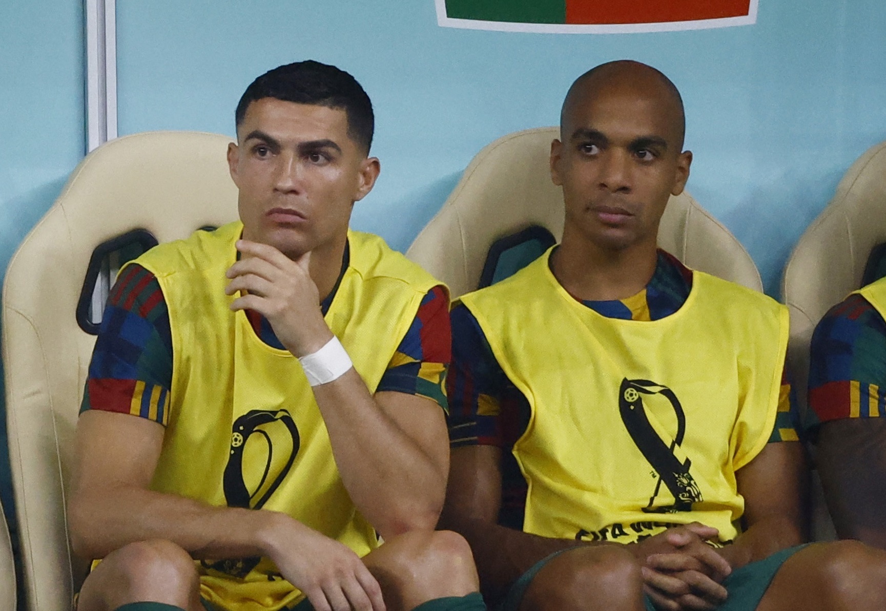 Ronaldo khong du buoi tap o tuyen Bo Dao Nha hinh anh