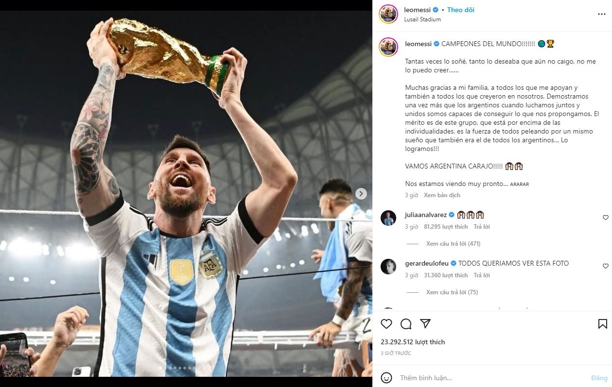 Messi vo dich World Cup anh 1