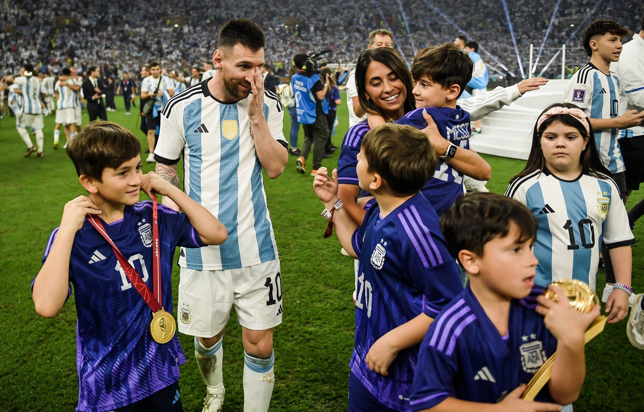 Mateo Messi tinh nghich anh 5
