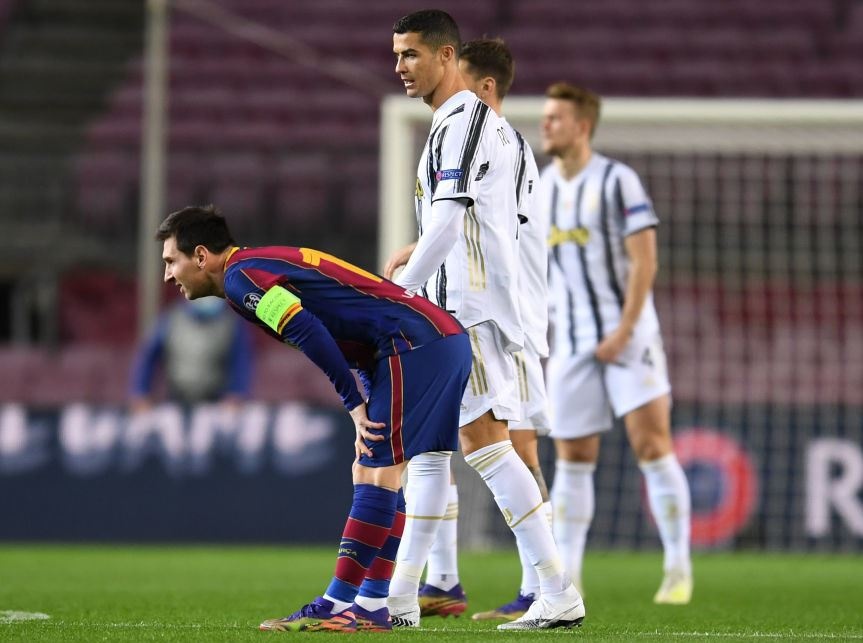 Ronaldo dau Messi anh 1