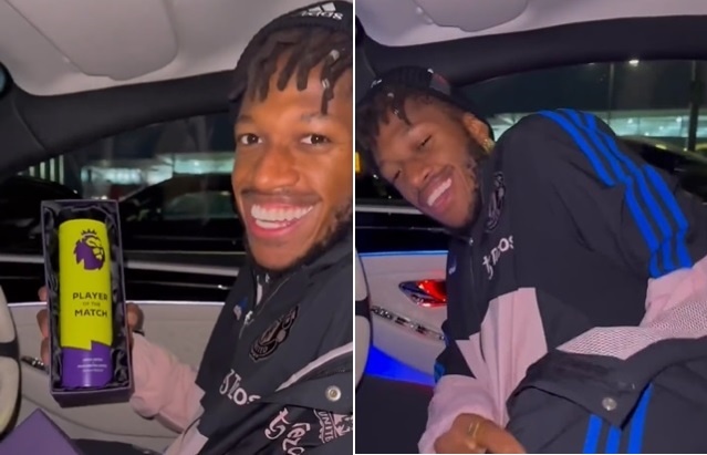 Phan ung cua Bruno khi Fred nhan giai Cau thu hay nhat tran hinh anh