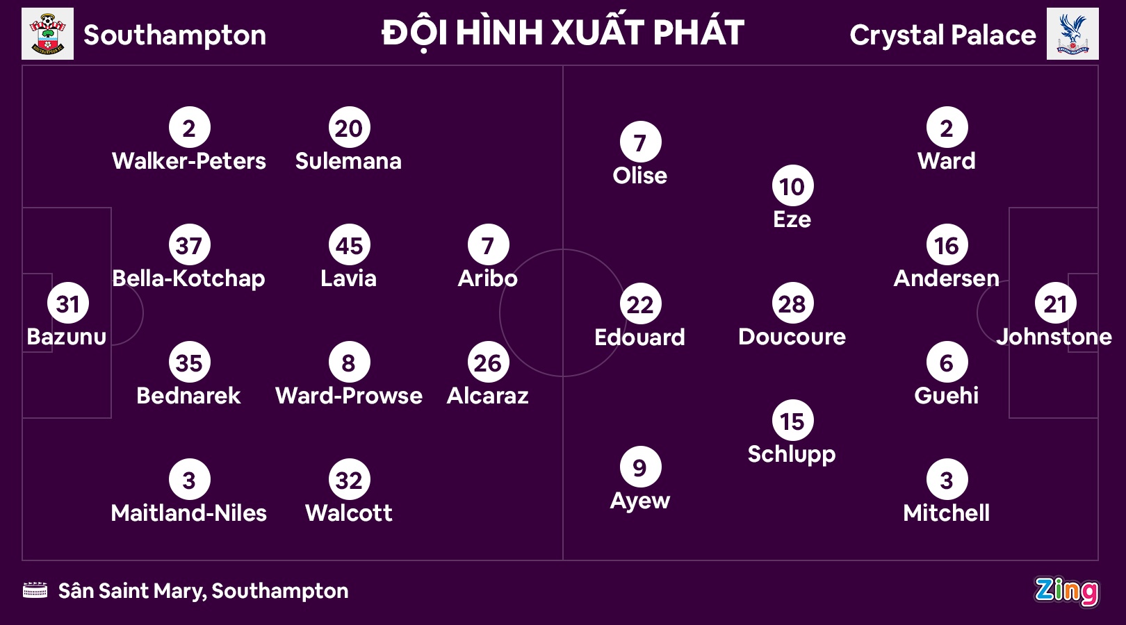 Crystal Palace dau Southampton anh 7