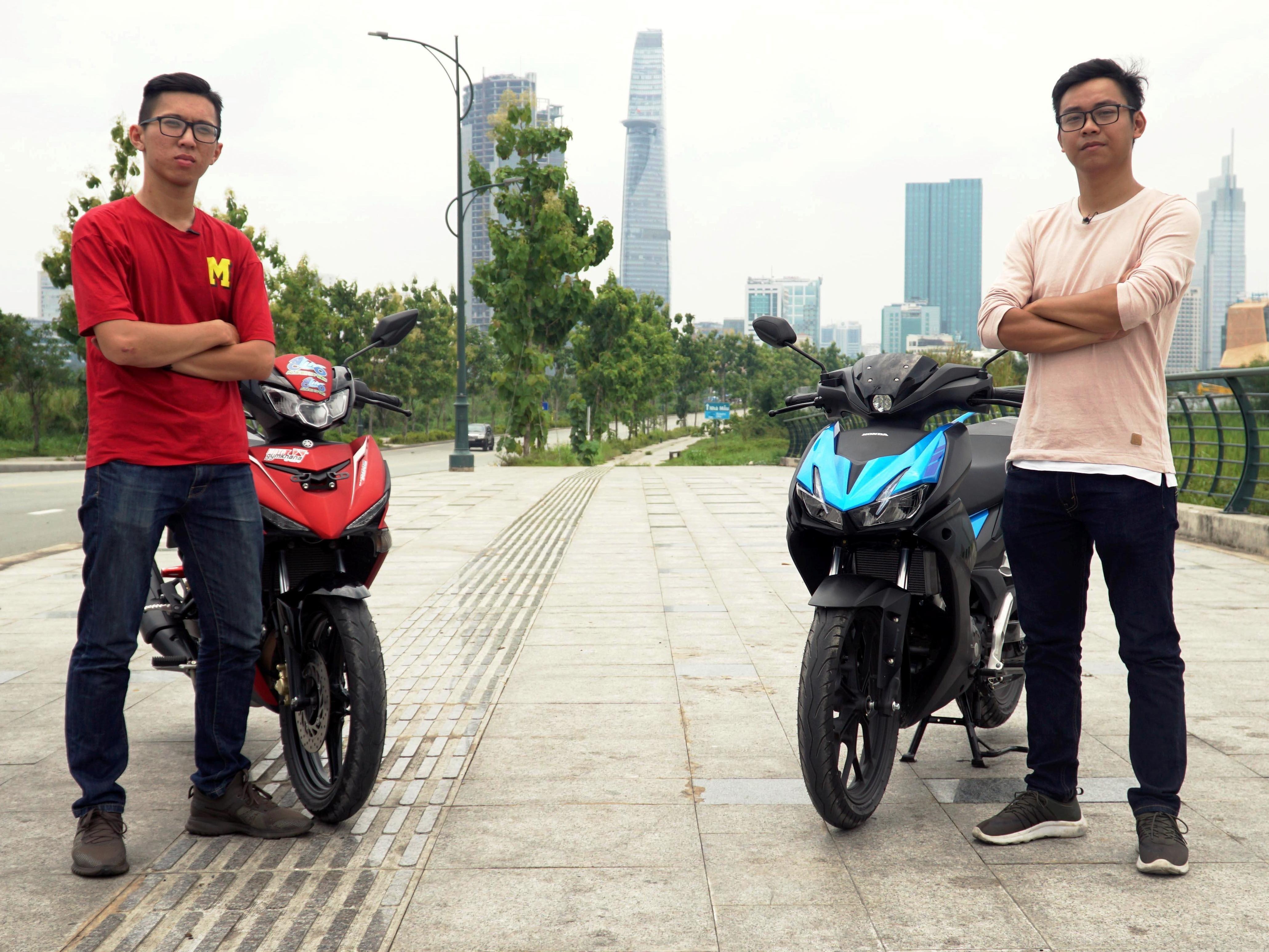 So ke Honda Winner X va Yamaha Exciter - khac biet o ngoai hinh hinh anh