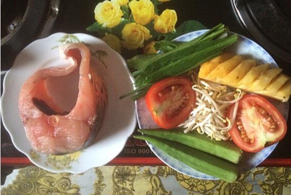 Mon ngon cuoi tuan cho be: Chao ca tram nau chua hinh anh