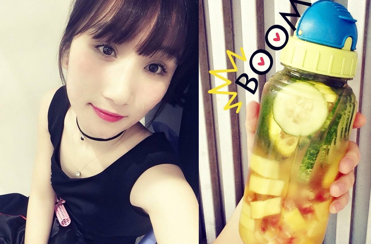 9X giam 4 kg/thang nho nuoc thanh loc tu hoa qua hinh anh