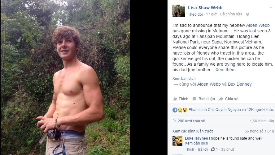 phượt thủ mất tích tại Fansipan ảnh 1 phuot thu mat tich tai Fansipan anh 1