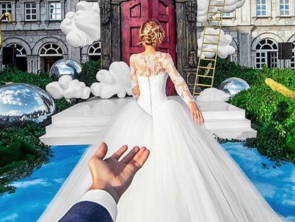 Lo anh cuoi cua cap doi 'Follow me' noi tieng khap the gioi hinh anh