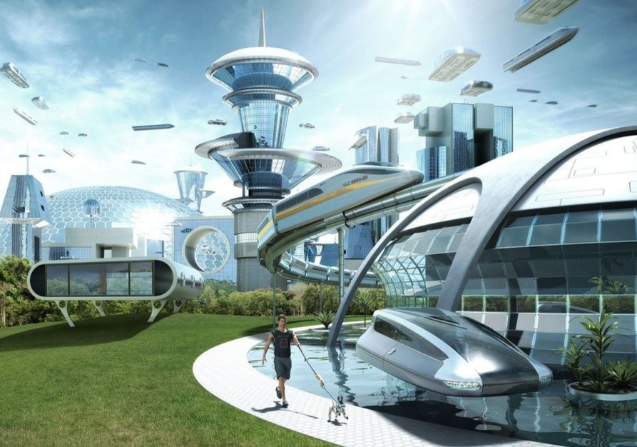 Buc tranh hap dan ve tuong lai nhan loai hinh anh