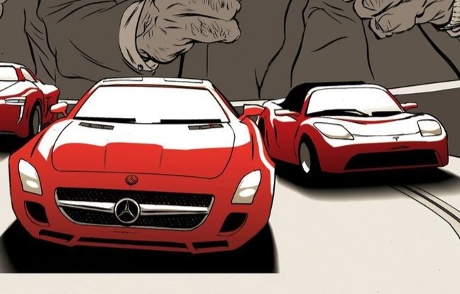 Sau 3 thang, Tesla che tao xong Mercedes CLS chay dien hinh anh