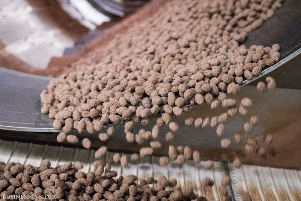 Quy trình sản xuất kẹo chocolate M&M's ảnh 11 Quy trinh san xuat keo chocolate M&M's anh 11