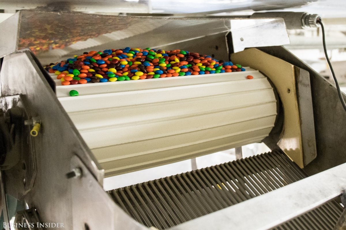 Quy trình sản xuất kẹo chocolate M&M's ảnh 16 Quy trinh san xuat keo chocolate M&M's anh 16