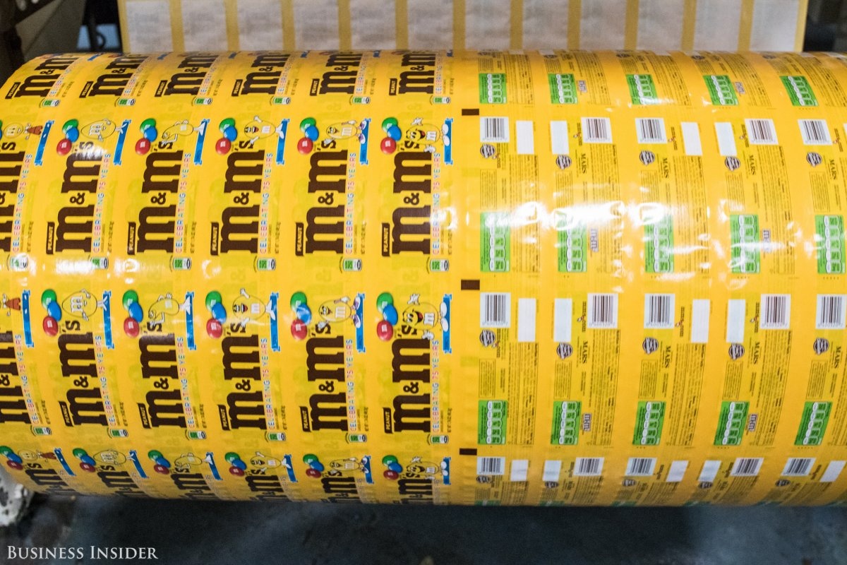 Quy trình sản xuất kẹo chocolate M&M's ảnh 18 Quy trinh san xuat keo chocolate M&M's anh 18