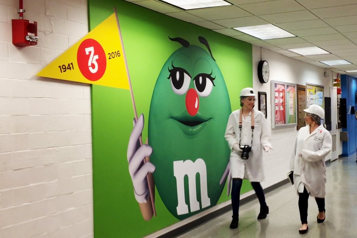 Quy trình sản xuất kẹo chocolate M&M's ảnh 4 Quy trinh san xuat keo chocolate M&M's anh 4