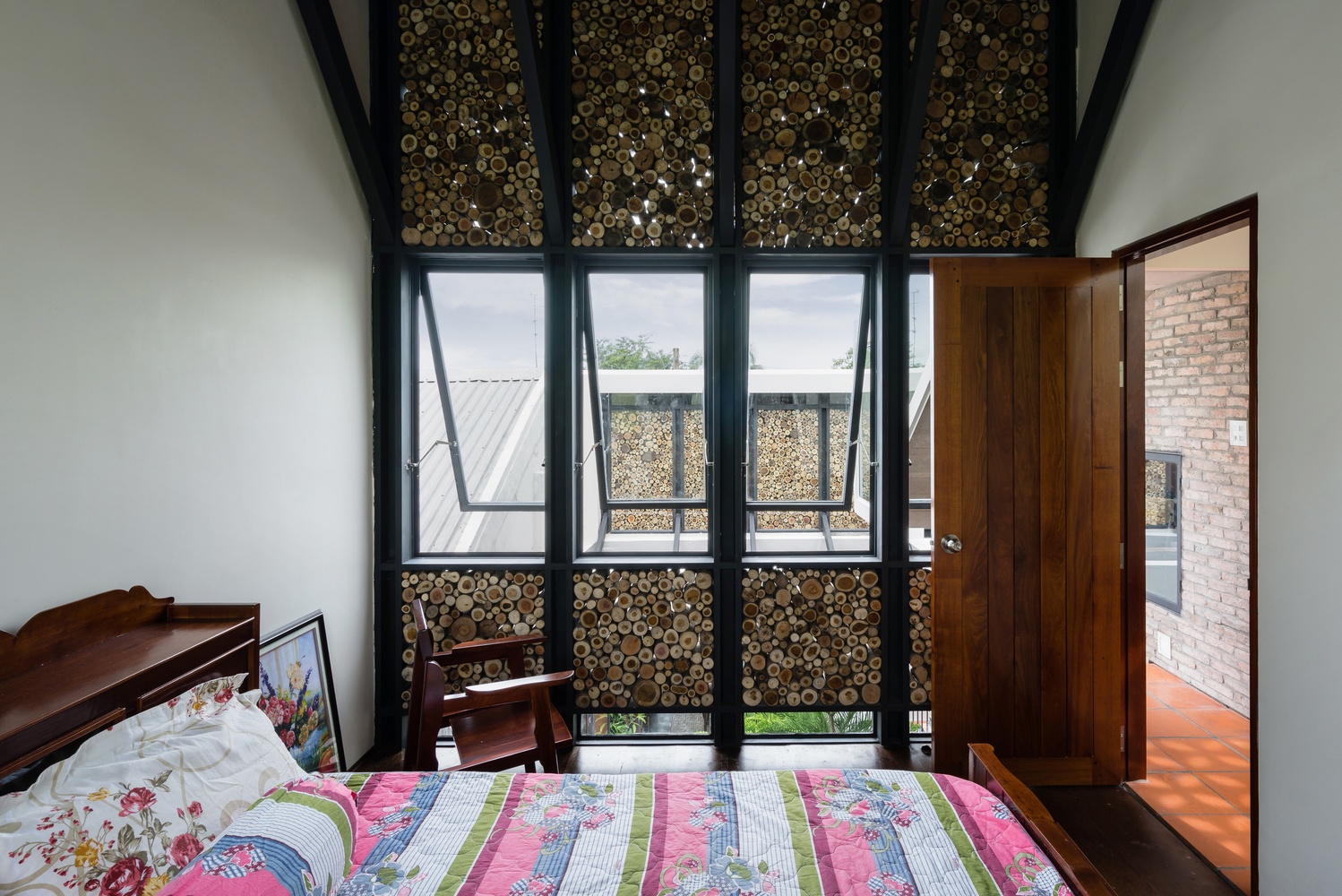 nha dep,  nha nua mai hoai co,  nha hoai co anh 13