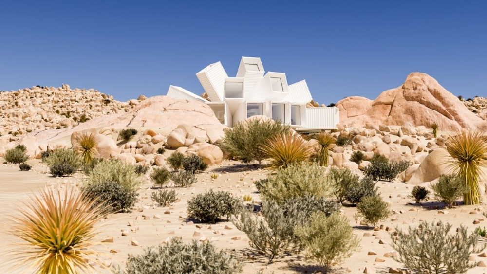 Nha container 3 phong ngu thiet ke an tuong giua sa mac anh 1