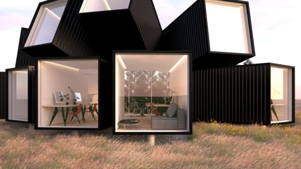 Nha container 3 phong ngu thiet ke an tuong giua sa mac anh 12